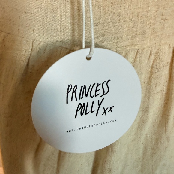 PRINCESS POLLY TAY ROMPER BEIGE // SIZE 4 - Picture 8 of 9